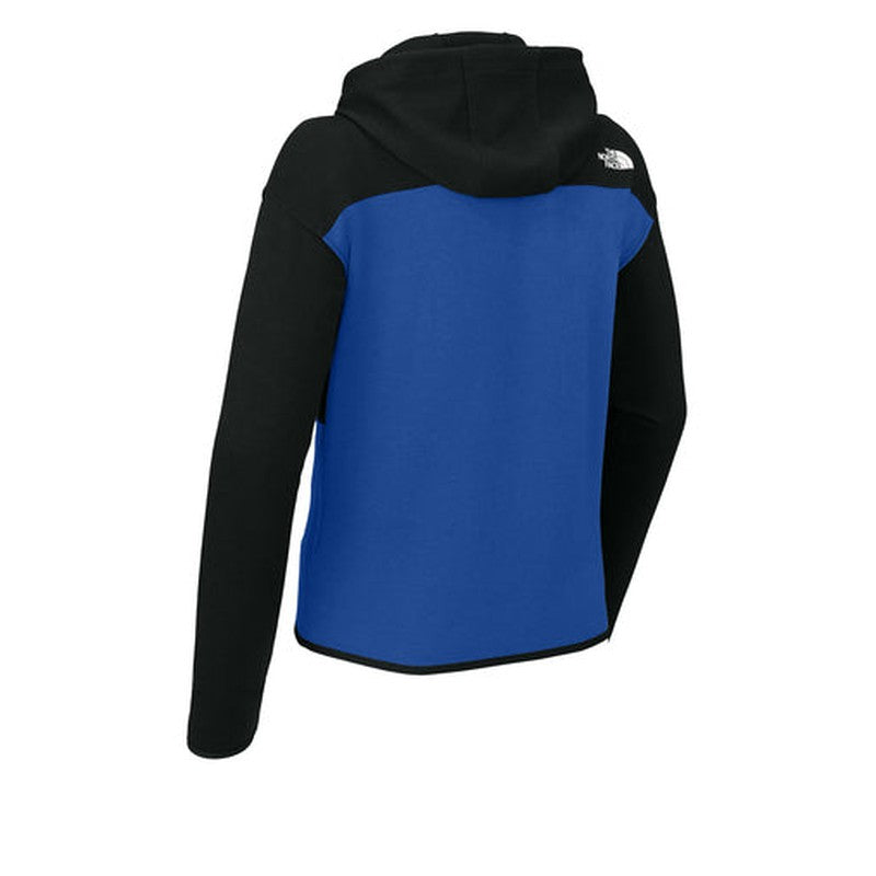 NEW The North Face Ladies Double-Knit Full-Zip Hoodie - TNF Blue/TNF Black