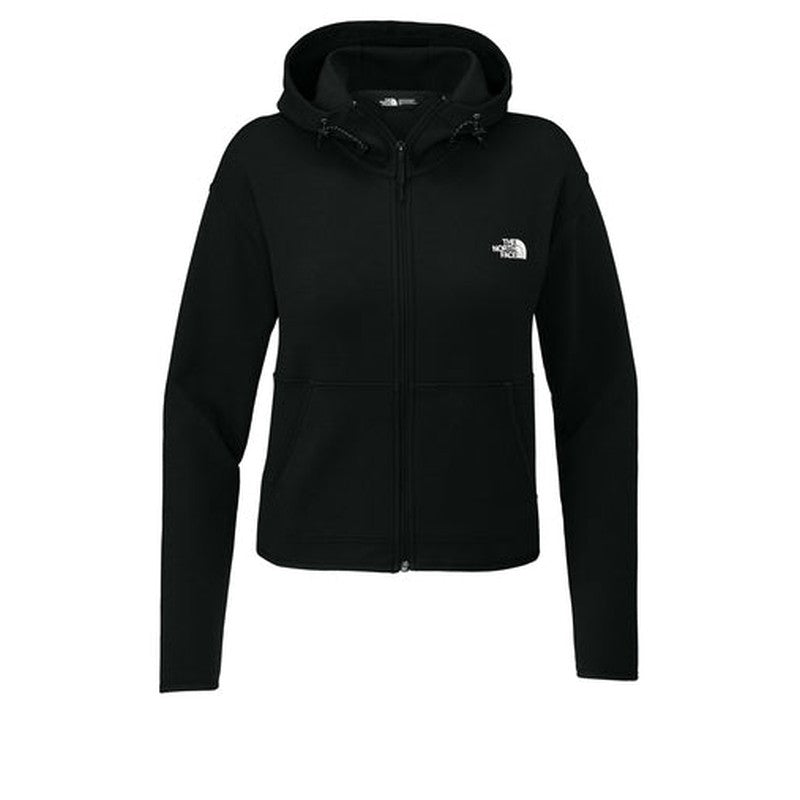 NEW The North Face Ladies Double-Knit Full-Zip Hoodie - TNF Black