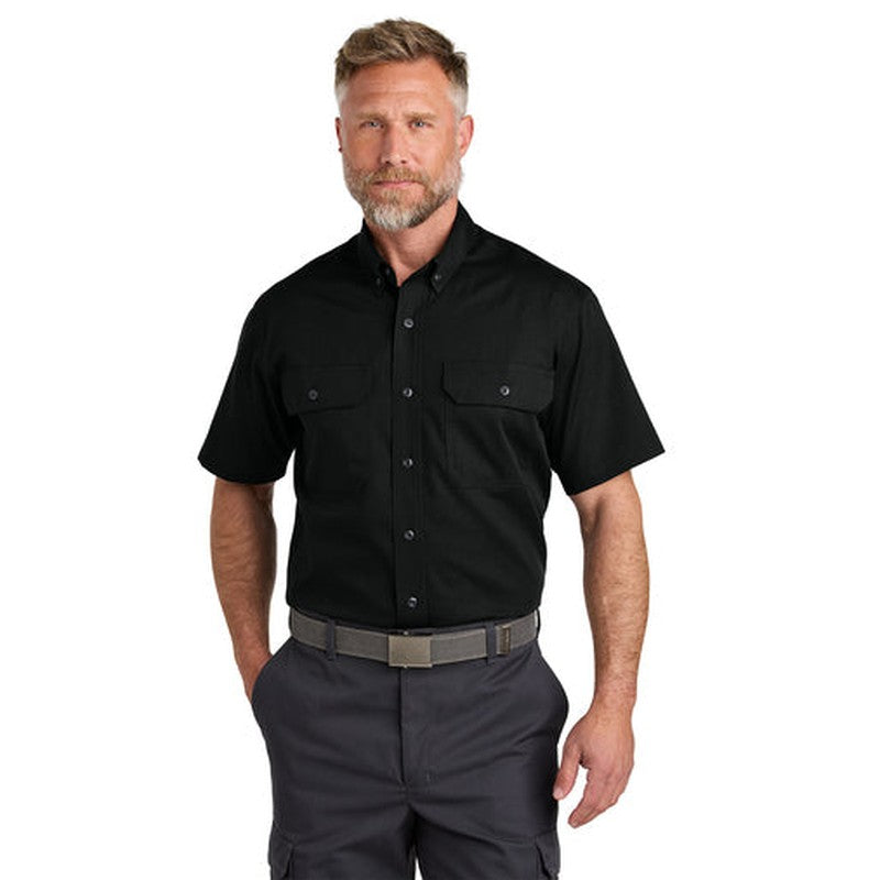 CAPELLA - CornerStone® Short Sleeve Select Ripstop Shirt - Black