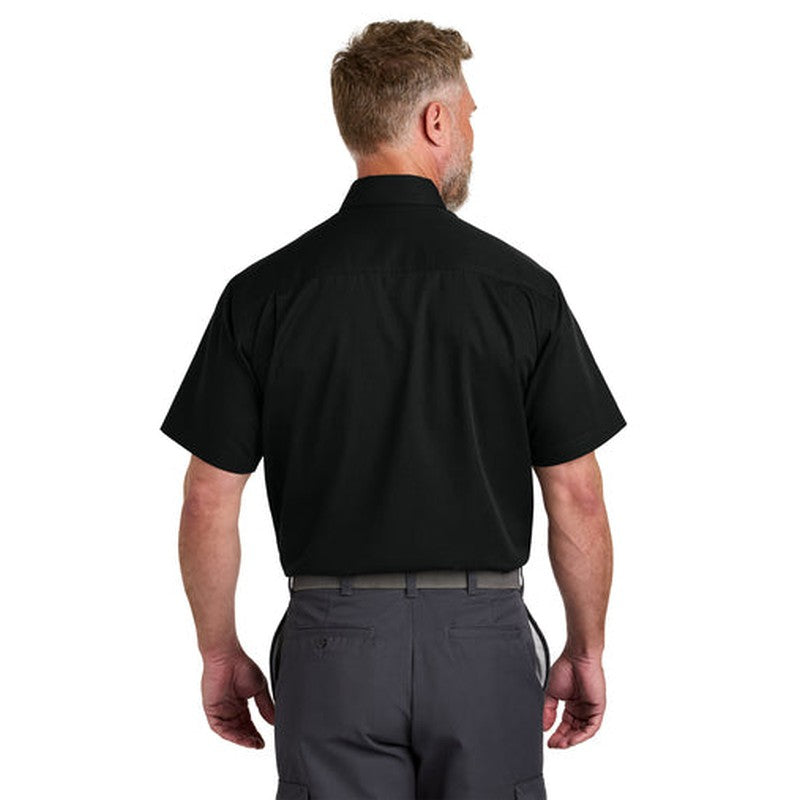 CAPELLA - CornerStone® Short Sleeve Select Ripstop Shirt - Black
