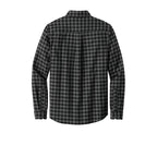 CAPELLA - Eddie Bauer® Long Sleeve Favorite Flannel Plaid Shirt - Deep Plaid Mini Buffalo