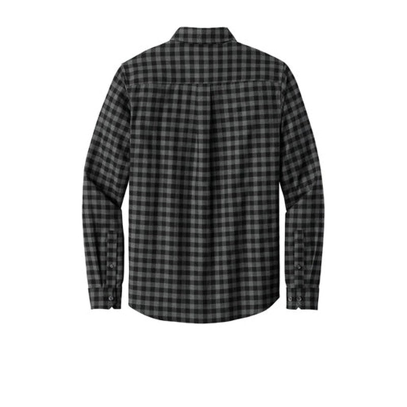 CAPELLA - Eddie Bauer® Long Sleeve Favorite Flannel Plaid Shirt - Deep Plaid Mini Buffalo