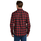 CAPELLA - Eddie Bauer® Long Sleeve Favorite Flannel Plaid Shirt - Red Highland Plaid