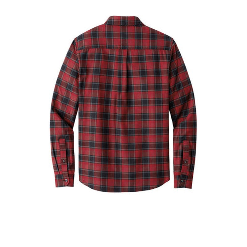 CAPELLA - Eddie Bauer® Long Sleeve Favorite Flannel Plaid Shirt - Red Highland Plaid