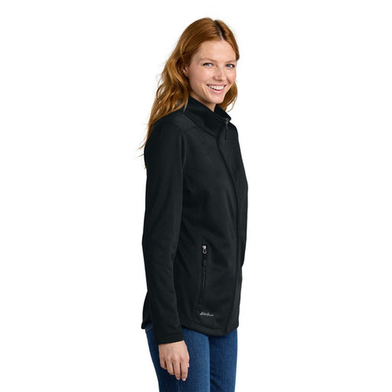 NEW CAPELLA - Eddie Bauer® Women’s Smooth Mid Layer Fleece Full-Zip - Black