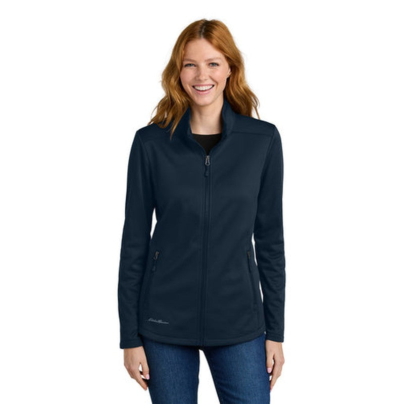 NEW CAPELLA - Eddie Bauer® Women’s Smooth Mid Layer Fleece Full-Zip - River Blue Navy