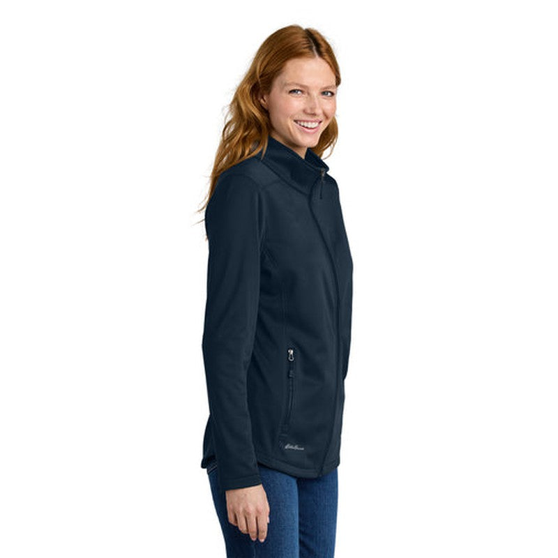 NEW CAPELLA - Eddie Bauer® Women’s Smooth Mid Layer Fleece Full-Zip - River Blue Navy