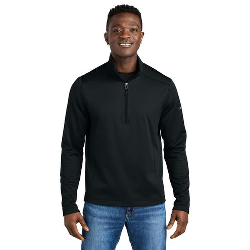 NEW CAPELLA - Eddie Bauer® Smooth Mid Layer Fleece 1/2-Zip - Black