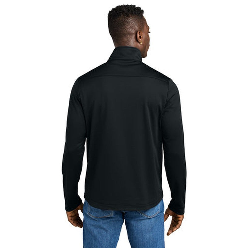 NEW CAPELLA - Eddie Bauer® Smooth Mid Layer Fleece 1/2-Zip - Black