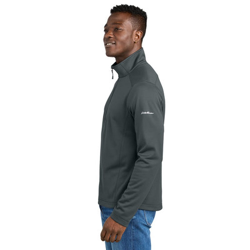 NEW CAPELLA - Eddie Bauer® Smooth Mid Layer Fleece 1/2-Zip - Iron Gate