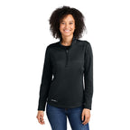 CAPELLA - Eddie Bauer® Women's Smooth Mid Layer Fleece 1/2-Zip - Black