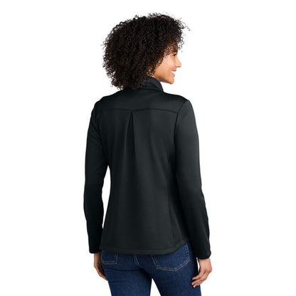 NEW CAPELLA - Eddie Bauer® Women's Smooth Mid Layer Fleece 1/2-Zip - Black