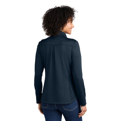 NEW CAPELLA - Eddie Bauer® Women's Smooth Mid Layer Fleece 1/2-Zip - River Blue Navy