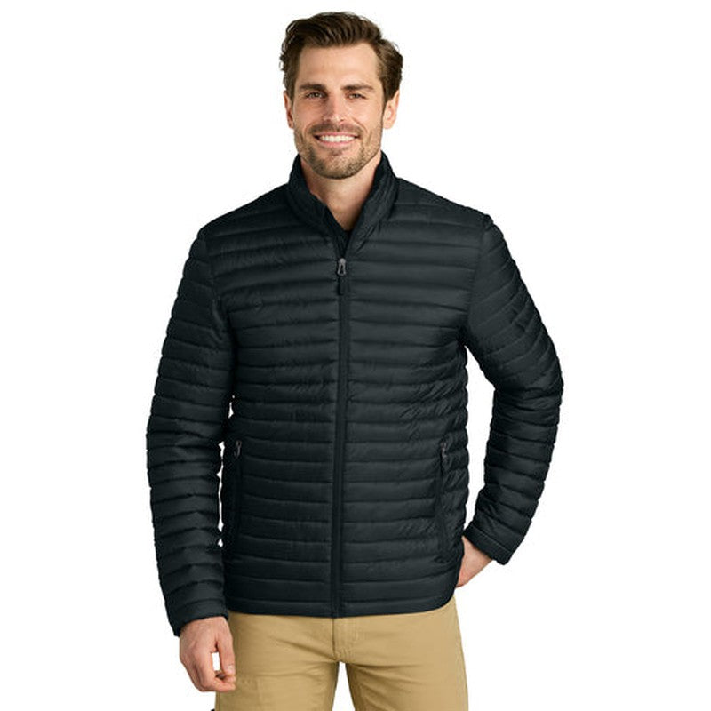 CAPELLA - Eddie Bauer® Packable Quilted Full-Zip - Black