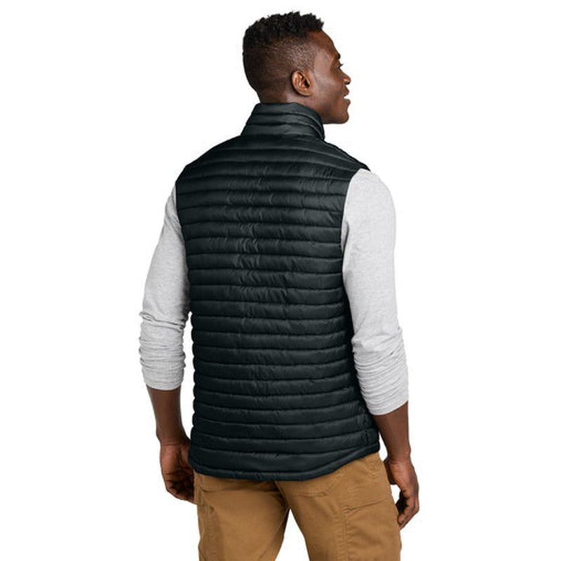 CAPELLA - Eddie Bauer® Packable Quilted Vest - Black