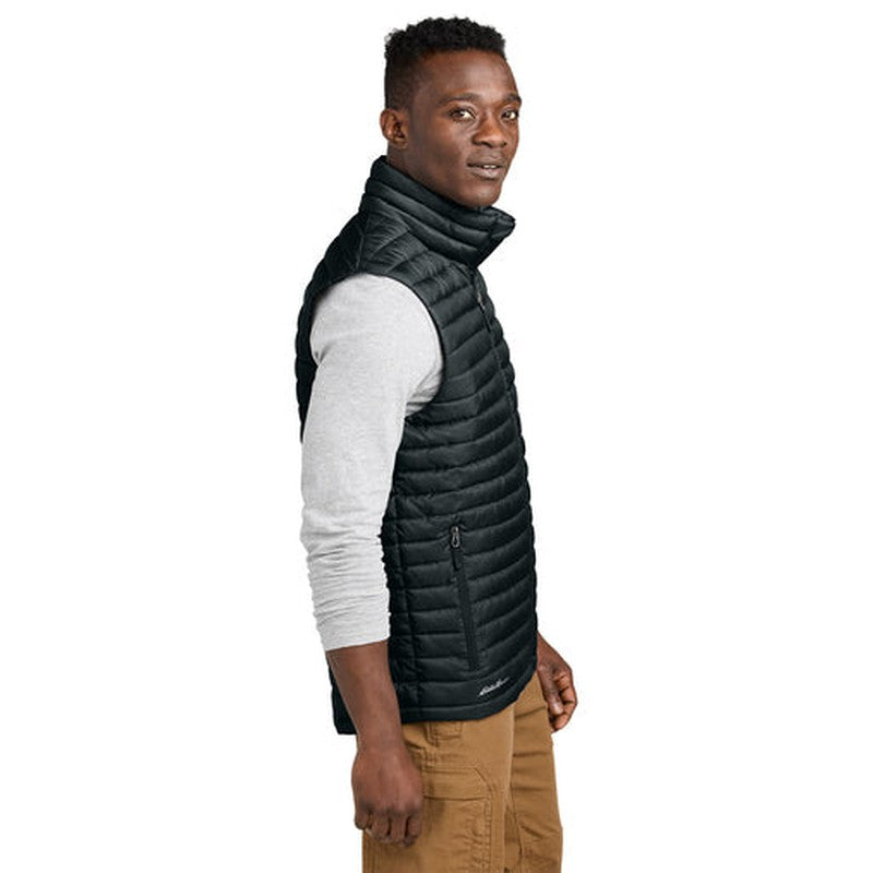 CAPELLA - Eddie Bauer® Packable Quilted Vest - Black