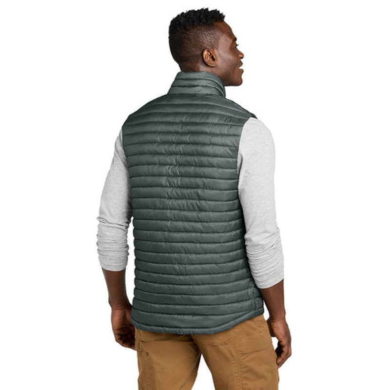 CAPELLA - Eddie Bauer® Packable Quilted Vest - Metal Grey