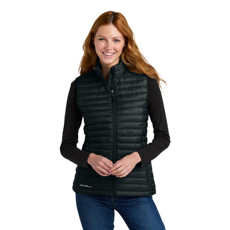 NEW CAPELLA - Eddie Bauer® Women's Packable Quilted Vest - Black