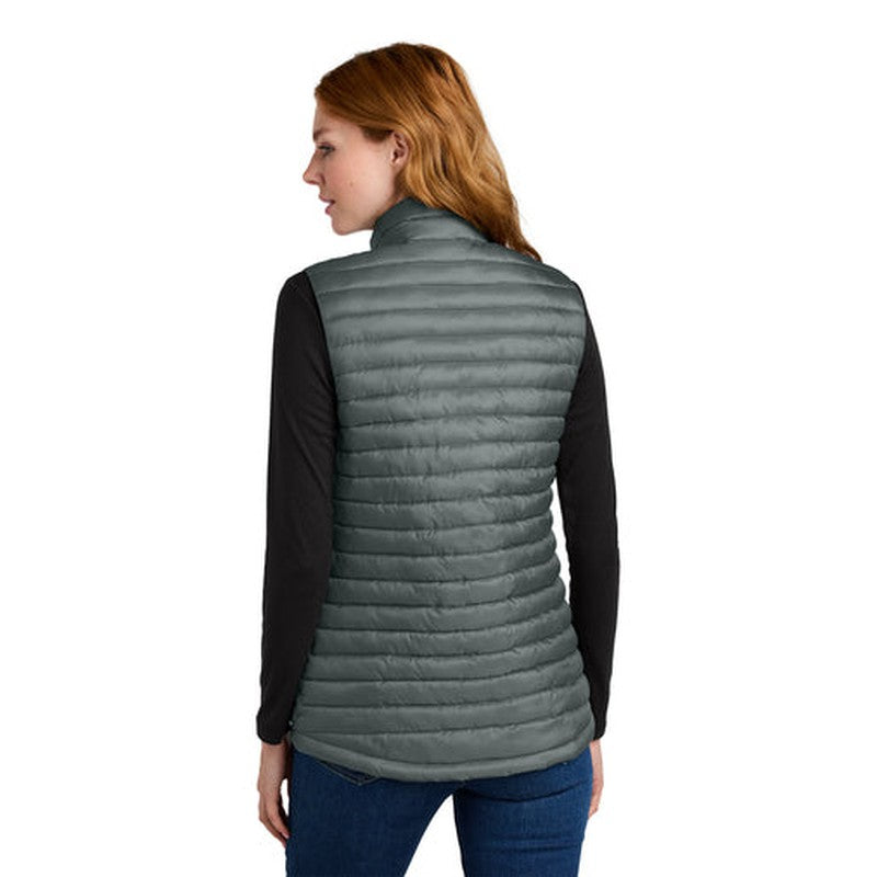 CAPELLA - Eddie Bauer® Women's Packable Quilted Vest - Metal Grey