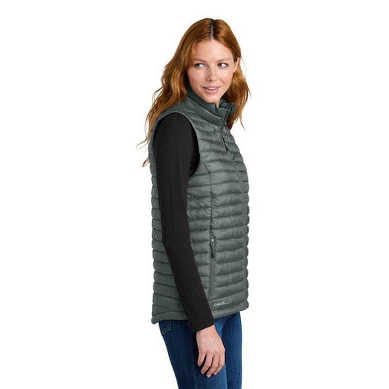 CAPELLA - Eddie Bauer® Women's Packable Quilted Vest - Metal Grey