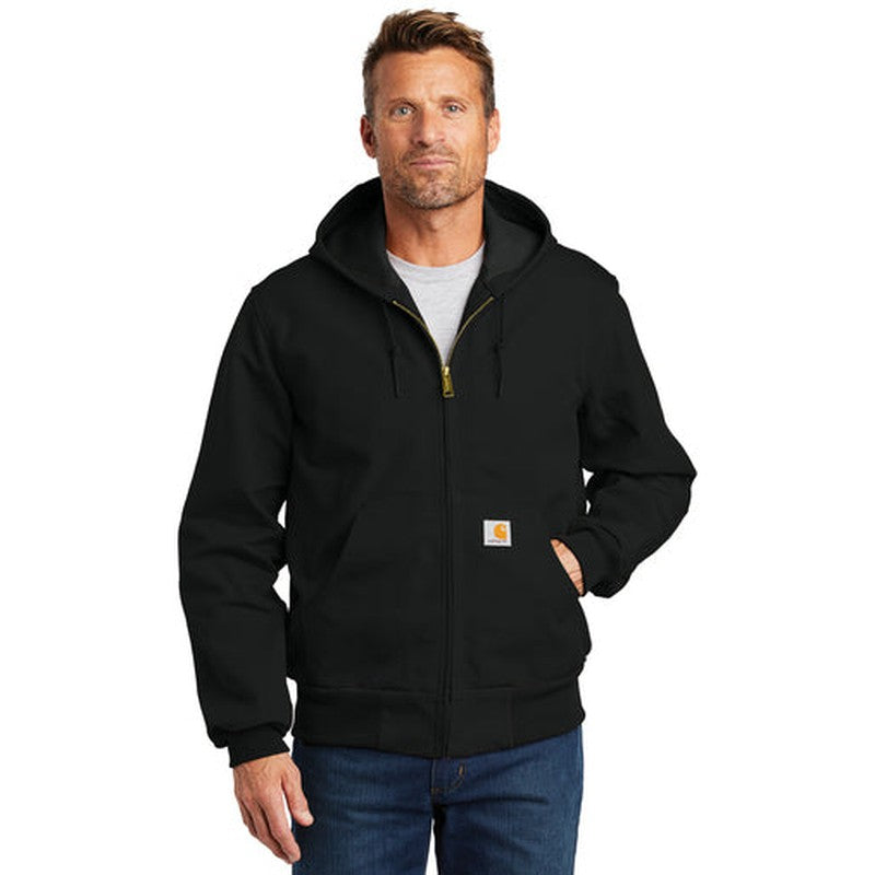 NEW CAPELLA - Carhartt ® Thermal-Lined Duck Active Jac - Black