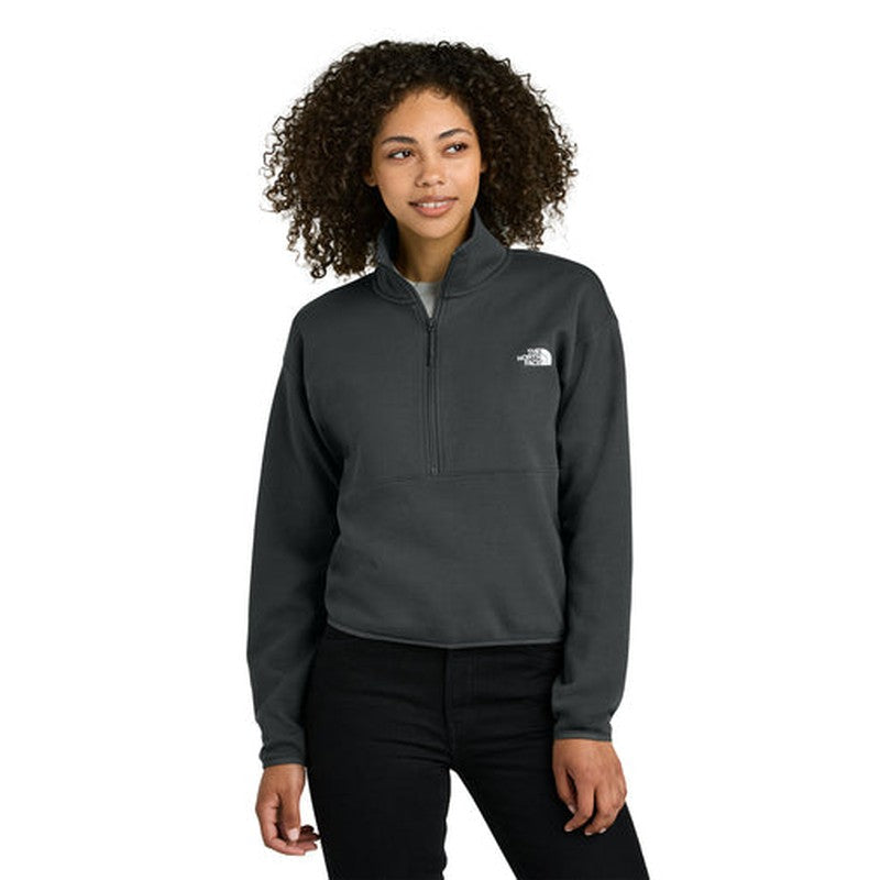 NEW CAPELLA The North Face® Women’s Double-Knit 1/2-Zip Fleece - Asphalt Grey