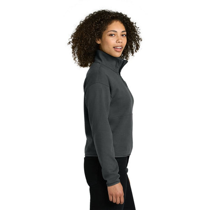 NEW CAPELLA The North Face® Women’s Double-Knit 1/2-Zip Fleece - Asphalt Grey