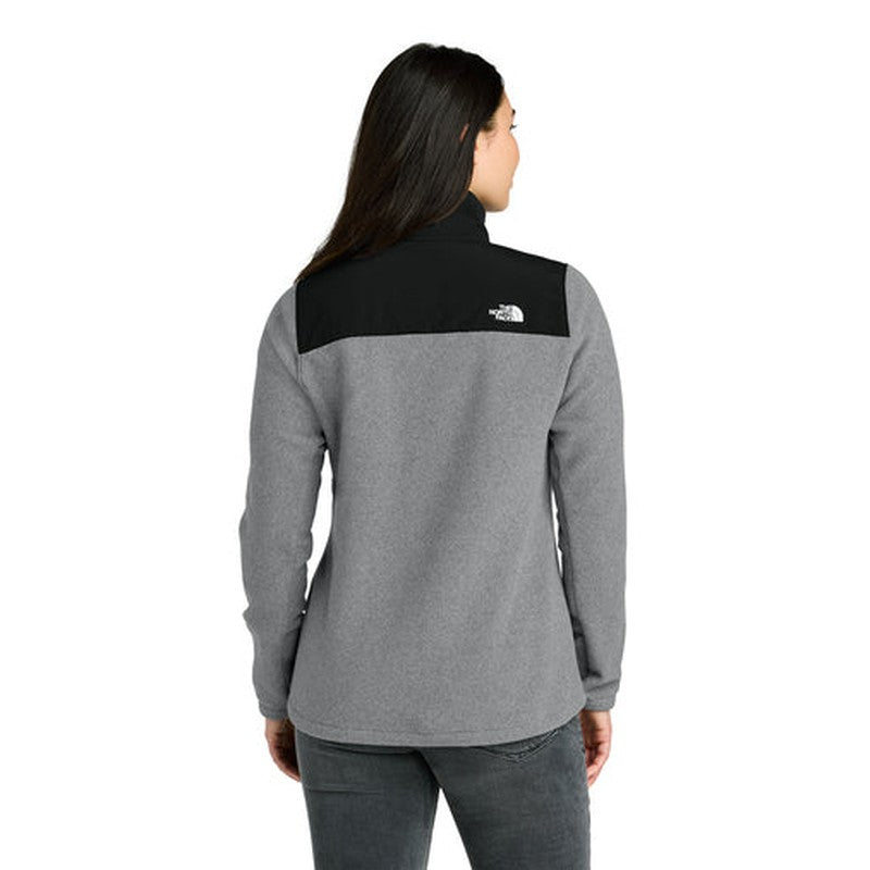 CAPELLA The North Face® Women’s Highest Peak Full-Zip Fleece Jacket - TNF Medium Grey Heather/TNF Black