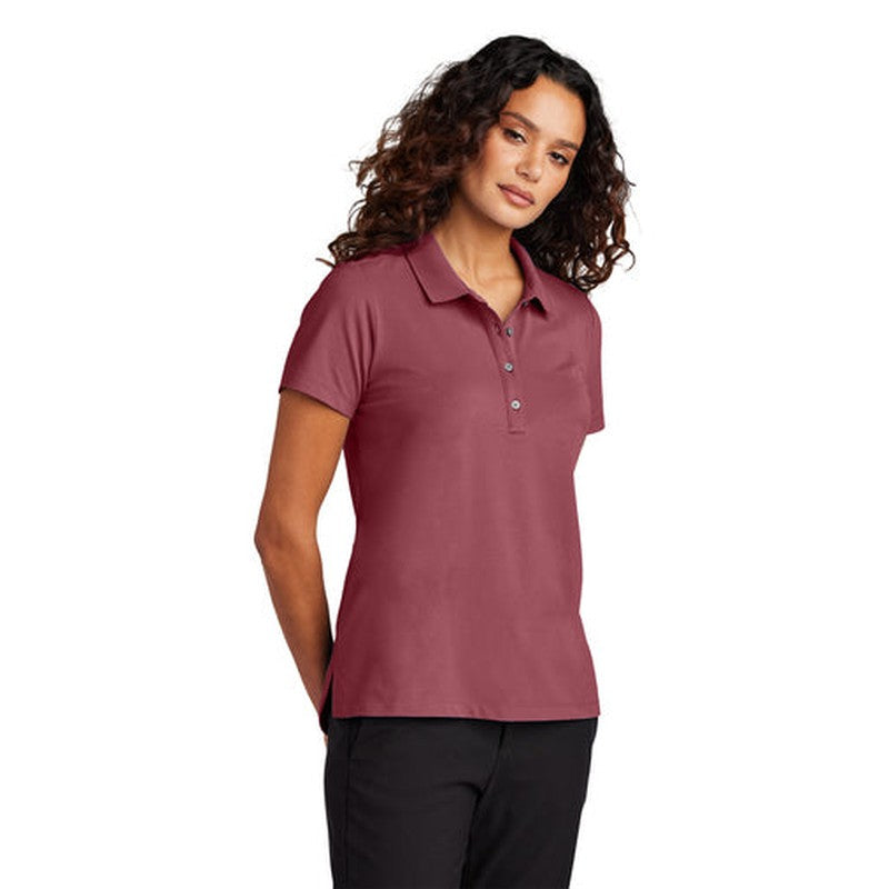 CAPELLA Mercer+Mettle™ Women’s Stretch Pique Polo - Rosewood