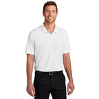 CAPELLA Port Authority® City Stretch Flat Knit Polo - White