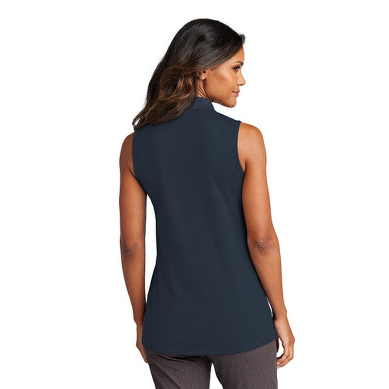 CAPELLA ALUMNI - Port Authority® Ladies Dry Zone® UV Micro-Mesh Sleeveless Polo - River Blue Navy
