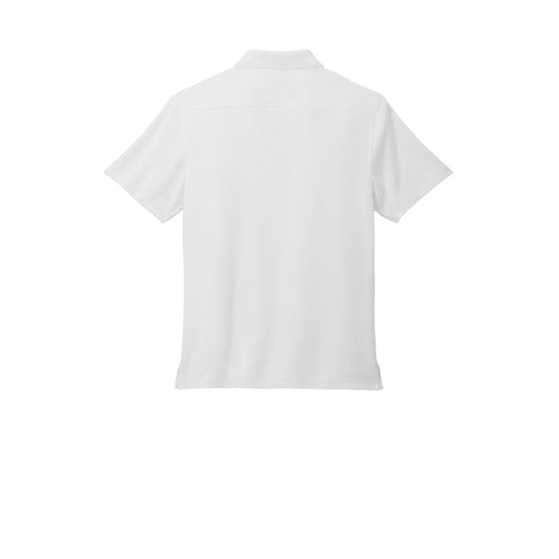 NEW CAPELLA Port Authority® City Stretch Flat Knit Polo - White