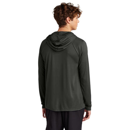 NEW CAPELLA Port & Company® Performance Pullover Hooded Tee - Jet Black