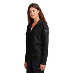 CAPELLA Nike Ladies Club Fleece Sleeve Swoosh Full-Zip Hoodie - Black