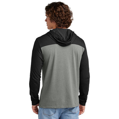 CAPELLA Sport-Tek® Halftime Long Sleeve Hoodie - Black/Vintage Heather