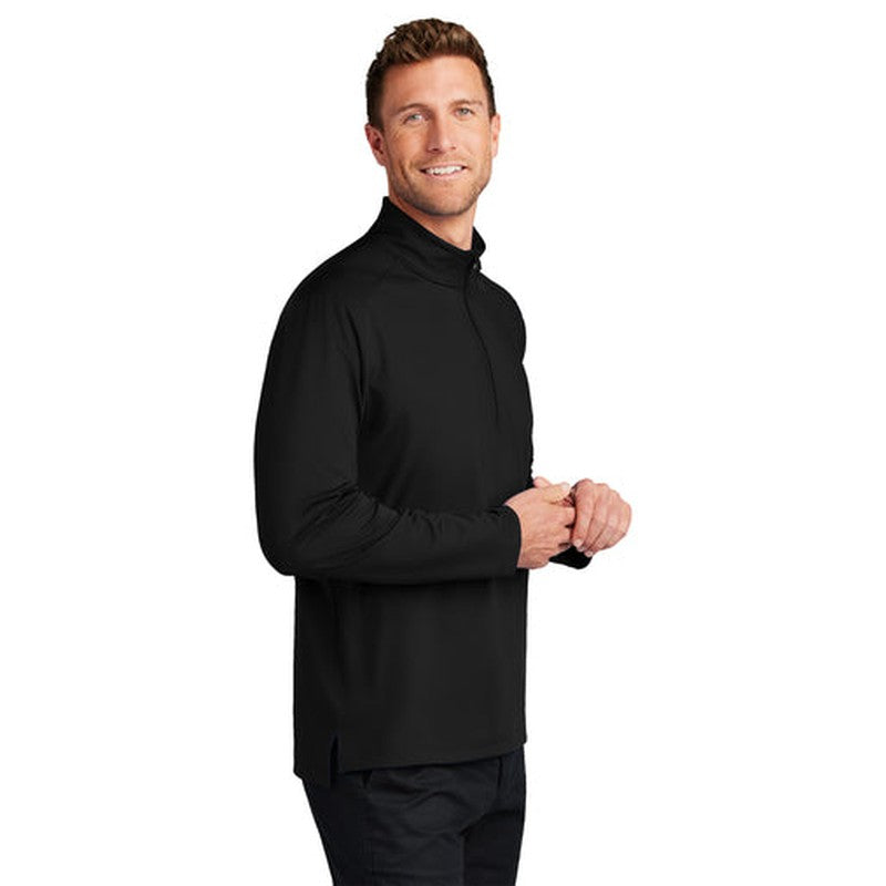 CAPELLA Port Authority® C-FREE® Double Knit 1/4-Zip - Black