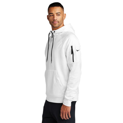 CAPELLA Nike Therma-FIT Pocket 1/4-Zip Fleece Hoodie - White