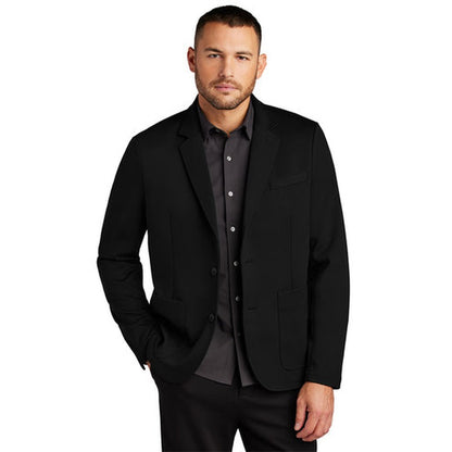 NEW Mercer+Mettle™ Relaxed Knit Blazer - Deep Black