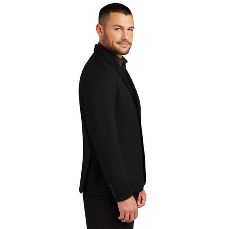 CAPELLA Mercer+Mettle™ Relaxed Knit Blazer - Deep Black