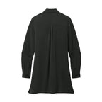 CAPELLA Port Authority® Ladies Textured Crepe Long Tunic - Deep Black