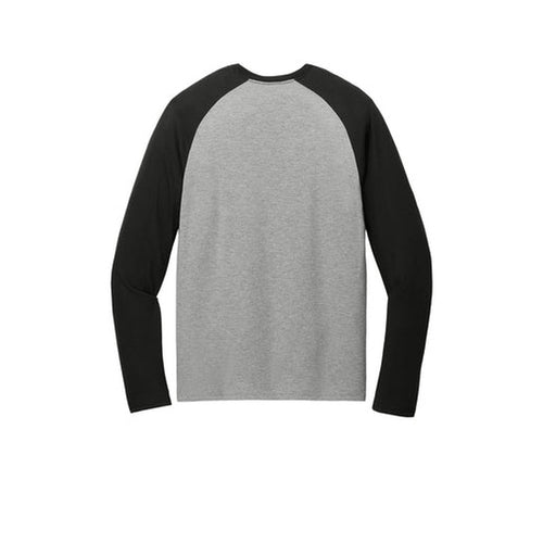 CAPELLA ALUMNI - Allmade® Unisex Tri-Blend Long Sleeve Colorblock Raglan - Deep Black/Aluminum Grey