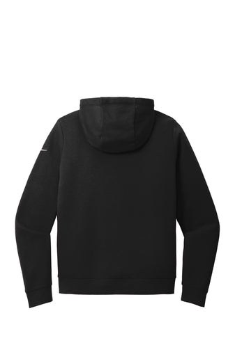 NEW Nike Ladies Club Fleece Sleeve Swoosh Full-Zip Hoodie - Black