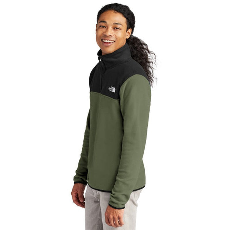 NEW CAPELLA ALUMNI - The North Face® Glacier 1/4-Zip Fleece - New Taupe Green/TNF Black