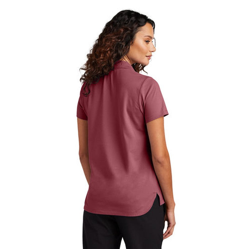 NEW CAPELLA Mercer+Mettle™ Women’s Stretch Pique Polo - Rosewood