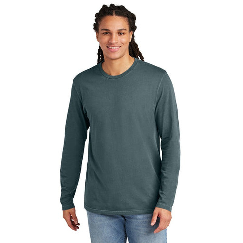 CAPELLA District Wash™ Long Sleeve Tee - Deep Steel Blue