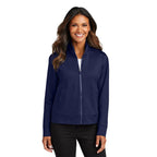 CAPELLA Port Authority® Ladies C-FREE® Double Knit Full-Zip - True Navy