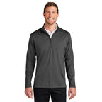 CAPELLA Port Authority® C-FREE® Double Knit 1/4-Zip - Grey Steel Heather