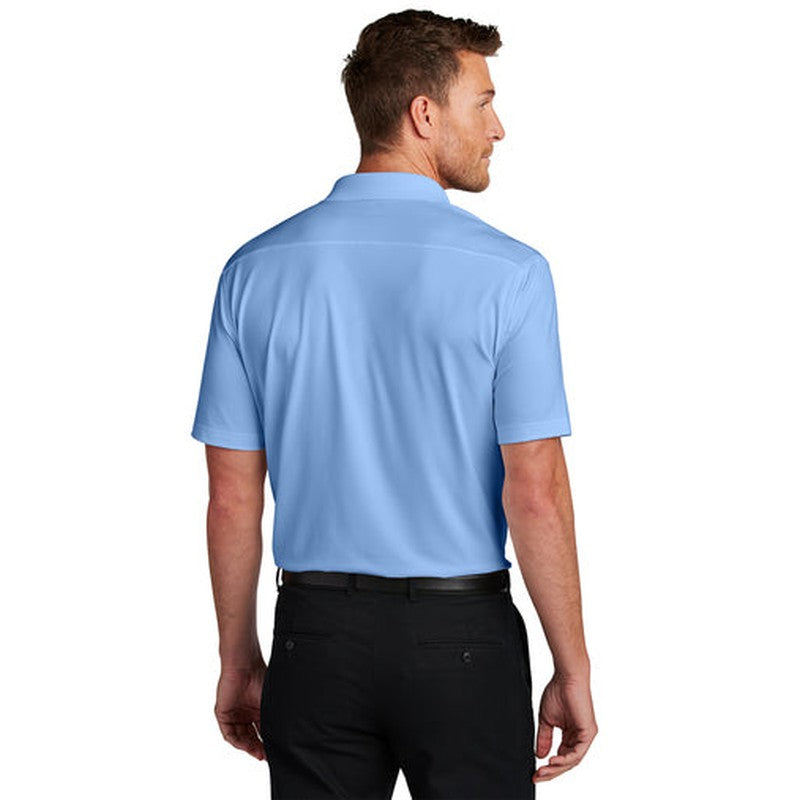 CAPELLA Port Authority® City Stretch Flat Knit Polo - Swiss Blue