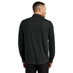 CAPELLA Mercer+Mettle™ Stretch Jersey Long Sleeve Shirt - Deep Black