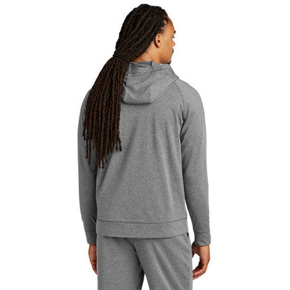 CAPELLA Sport-Tek® Sport-Wick® Stretch 1/2-Zip Hoodie - Charcoal Grey Heather
